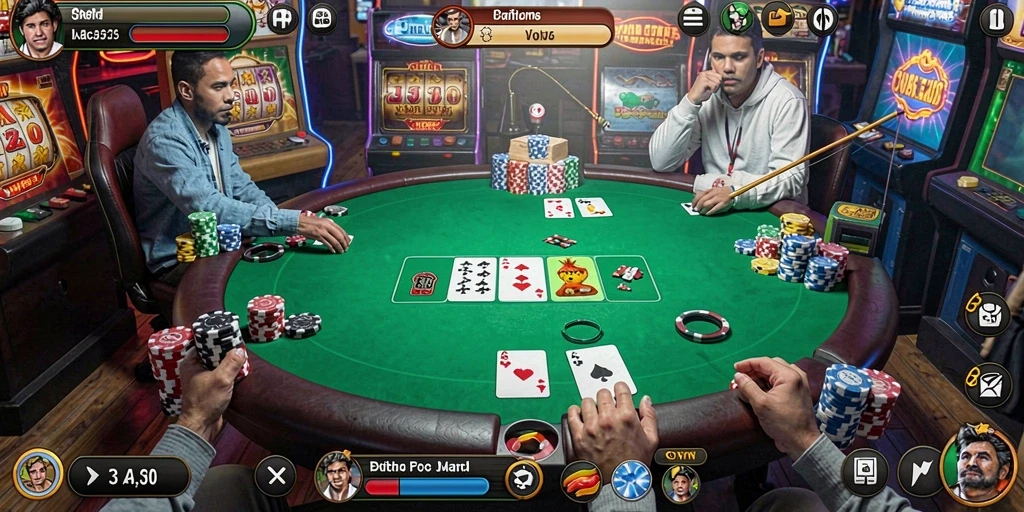Tampilan karakter utama dalam game 666J yang menarik.