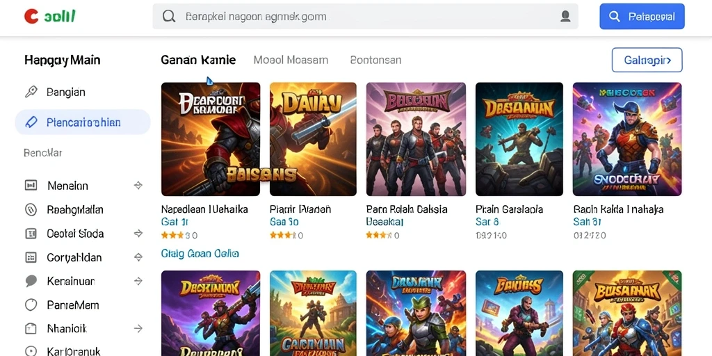 Tampilan antarmuka yang menarik dan sederhana.
