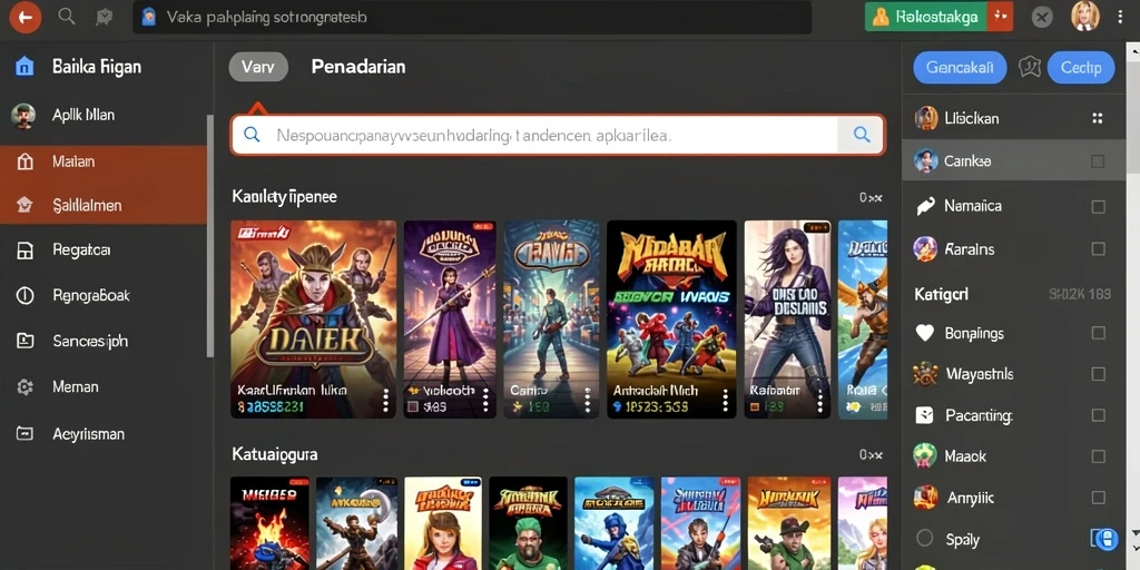 Tampilan antarmuka yang menarik dan user-friendly.