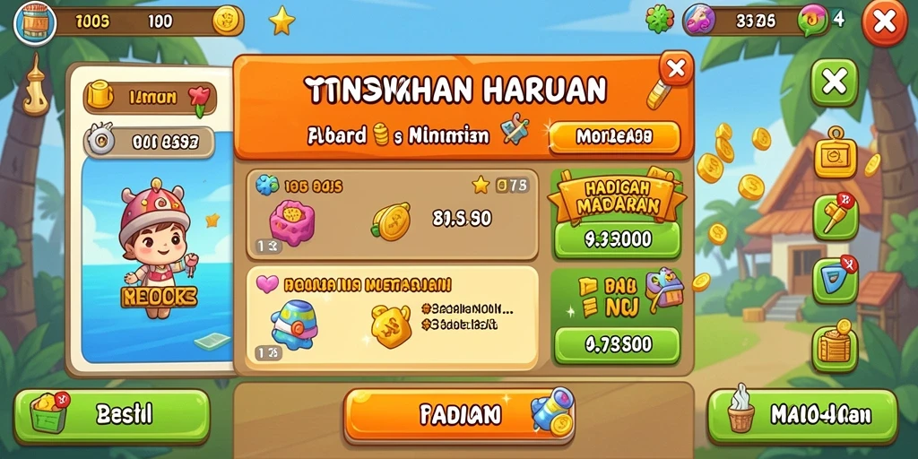 Tema slot yang menarik dan penuh warna.
