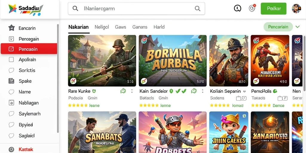 Tampilan antarmuka yang menarik dan mudah digunakan.