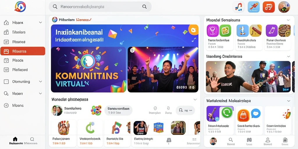 Screenshot menampilkan antarmuka utama MERIAH4D yang menarik.