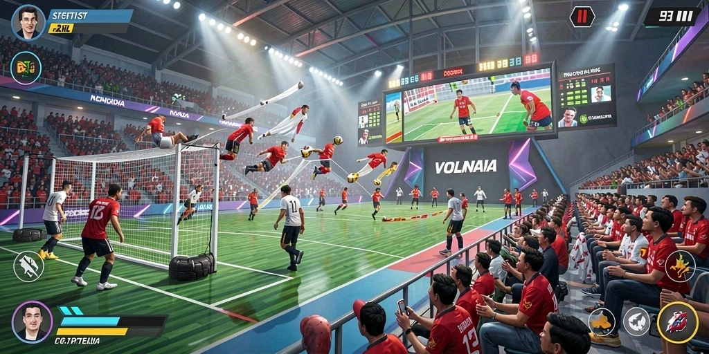 Tampilan awal yang menarik dan interaktif.