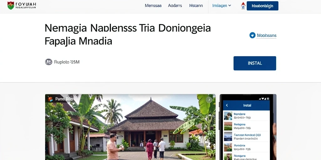 Tampilan awal RP888 yang menawan dan intuitif.