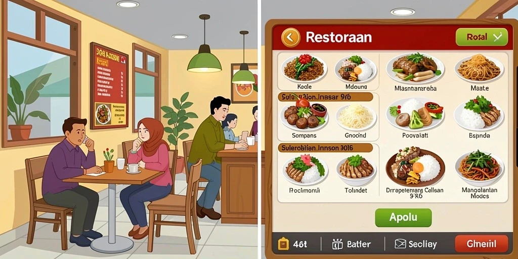 Tangkapan layar menunjukkan aksi seru dalam game.