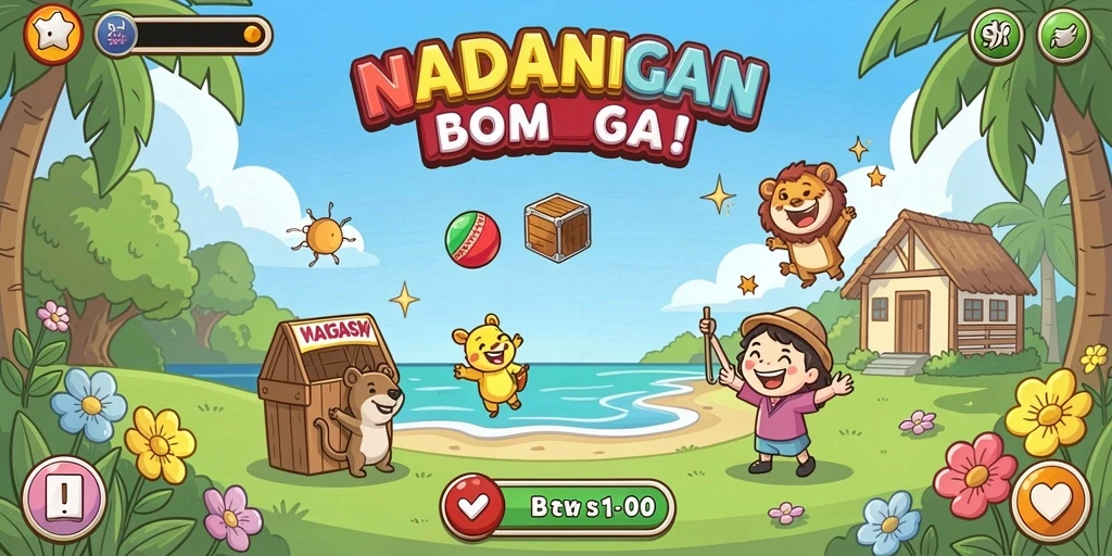 Tampilan awal yang menarik perhatian dan intuitif.