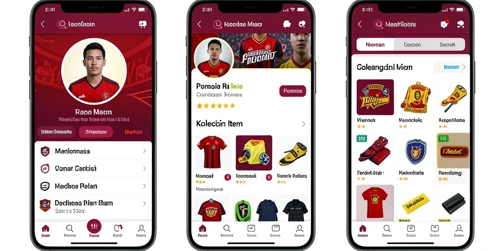 Antarmuka menu yang intuitif dan mudah dinavigasi.