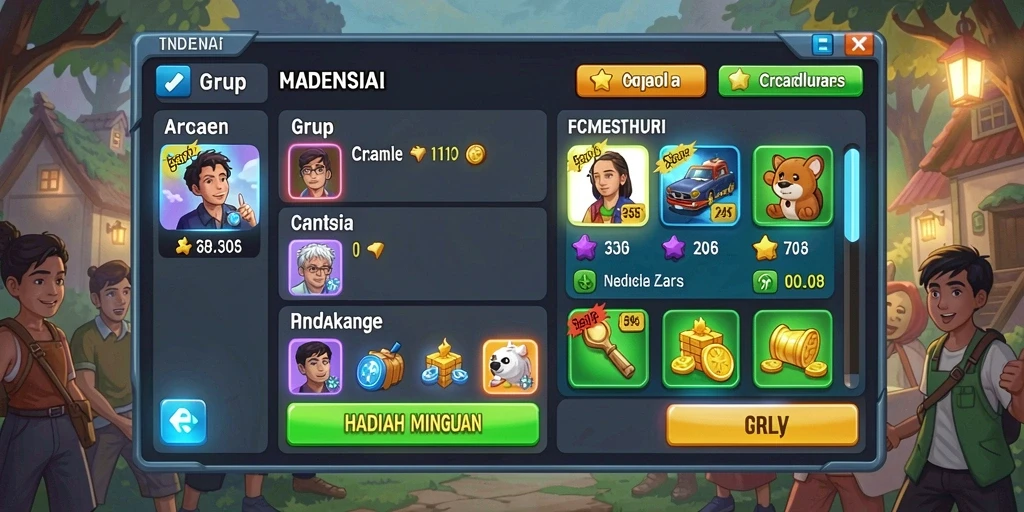 Tampilan antarmuka pengguna yang menarik.