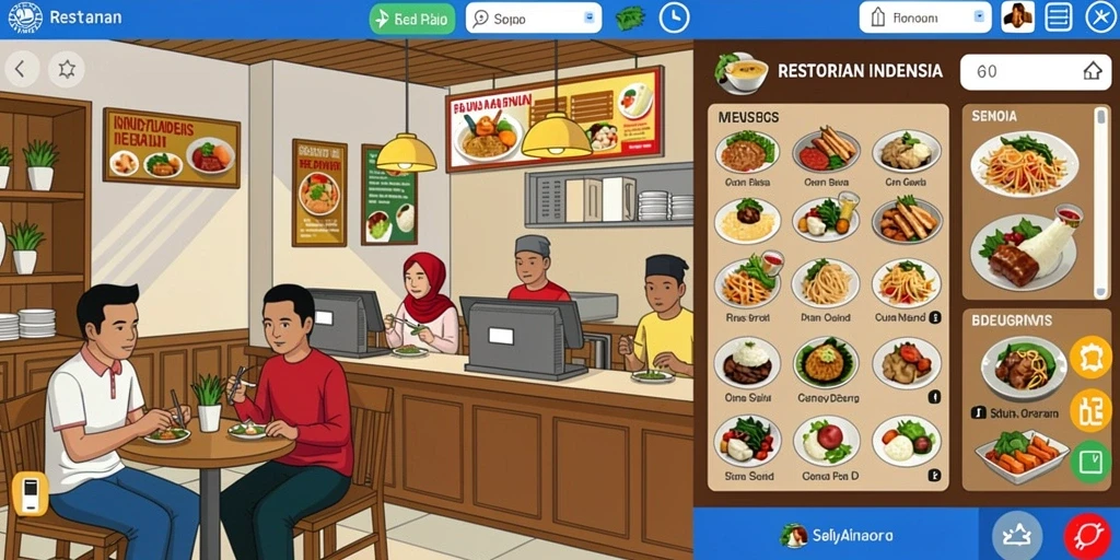 Tampilan antarmuka pengguna yang ramah dan modern.